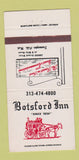 Matchbook Cover - Botsford Inn Farmington Hills MI 30 Strike