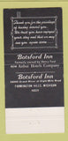 Matchbook Cover - Botsford Inn Farmington Hills MI 30 Strike