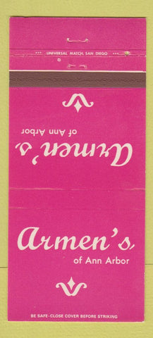 Matchbook Cover - Armen's of Ann Arbor MI WEAR 30 Strike