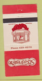 Matchbook Cover - Napoleon's Restaurant Plymouth MI WEAR 30 Strike