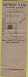 Matchbook Cover - Lakeshore Plaza San Francisco CA Sunstream Homes