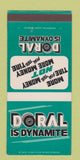 Matchbook Cover - Doral Tires SAMPLE 30 Strike