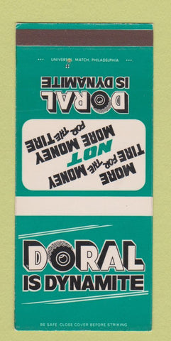 Matchbook Cover - Doral Tires SAMPLE 30 Strike