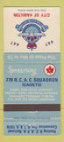 Matchbook Cover - Royal Canadian Air Force Hamilton ON 1976 30 Strike