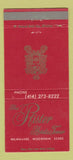 Matchbook Cover - Pfister Hotel Tower Milwaukee WI 30 Strike