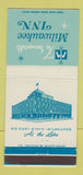Matchbook Cover - Milwaukee Inn Milwaukee WI 30 Strike