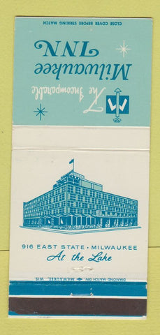 Matchbook Cover - Milwaukee Inn Milwaukee WI 30 Strike