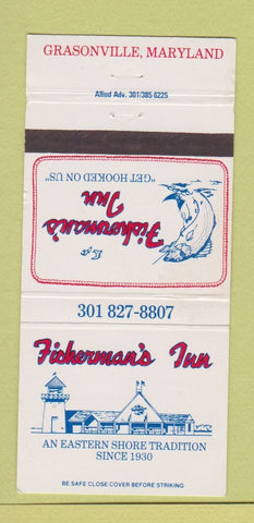 Matchbook Cover - Fisherman's Inn Grasonville MD 30 Strike