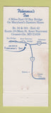 Matchbook Cover - Fisherman's Inn Grasonville MD 30 Strike