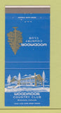 Matchbook Cover - Woodmoor Country Club Monument Colorado 30 Strike
