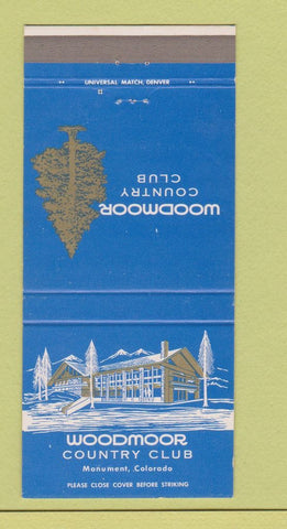 Matchbook Cover - Woodmoor Country Club Monument Colorado 30 Strike