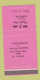 Matchbook Cover - Hog Ag Printers Three Rivers MA 30 Strike
