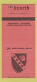 Matchbook Cover - The Hearth Madison TN WEAR 30 Strike