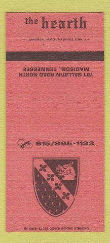 Matchbook Cover - The Hearth Madison TN WEAR 30 Strike