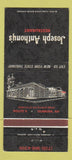 Matchbook Cover - Joseph Anthony's Restaurant Dunkirk NY 30 Strike