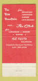 Matchbook Cover - The Fire Fountain Silver Spring MD 30 Strike