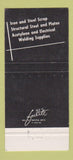 Matchbook Cover - Charles Horewitz Sons Bulter PA Iron Steel Scrap 30 Strike