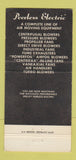 Matchbook Cover - Peerless Electric Los Angeles CA WEAR 30 Strike