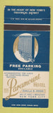 Matchbook Cover - Paramount Hotel New York City WEAR 30 Strike