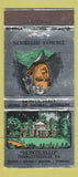 Matchbook Cover - Monticello Thomas Jefferson Charlottesville VA WEAR 30 Stick
