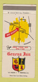 Matchbook Cover - Geneva Inn Trenton NJ WEAR SAMPLE 30 Strike