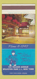 Matchbook Cover - Capt Collins Table Williston Park LI NY SAMPLE WEAR 30 Strike