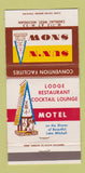 Matchbook Cover - Sun n Snow Cadillac West MI Motel 30 Strike