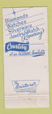 Matchbook Cover - Lee Everden Jewelry Lakewood OH WEAR 30 Strike
