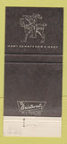 Matchbook Cover - Hart Schaffner Marx Men's Clothes Chicago NYC WEAR 30 Strike