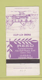 Matchbook Cover - Reed Funeral Home Canton OH 30 Strike