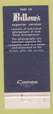 Matchbook Cover - Billows Funeral Home Cuyahoga Falls OH WEAR 30 Strike