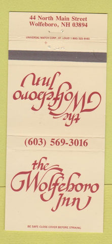 Matchbook Cover - Wolfeboro Inn NH 30 Strike