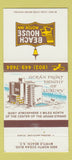 Matchbook Cover - Beach House Motor Inn Myrtle Beach SC 30 Strike