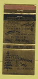 Matchbook Cover - Whispering Pines Steak House Roseville CA WEAR 30 Strike