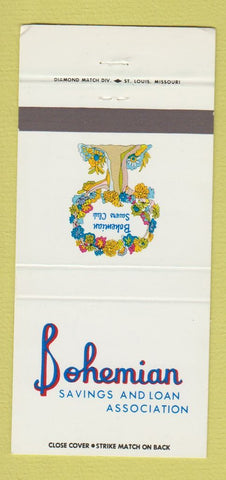 Matchbook Cover - Bohemian Savings and Loan St Louis MO 30 Strike