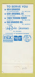 Matchbook Cover - Bohemian Savings and Loan St Louis MO 30 Strike