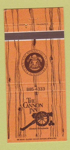 Matchbook Cover - Cannon Inn Glenside PA WEAR 30 Strike