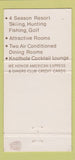 Matchbook Cover - Colburn House Manchester Center VT WEAR 30 Strike