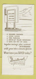 Matchbook Cover - Levelland Savings and Loan TX WEAR 30 Strike