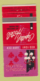 Matchbook Cover - Hotel Lincoln NE Capital Hotel WEAR 30 Strike