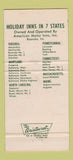 Matchbook Cover - Billy Budd's Restaurant Holiday Inn Roanoke VA 30 Strike