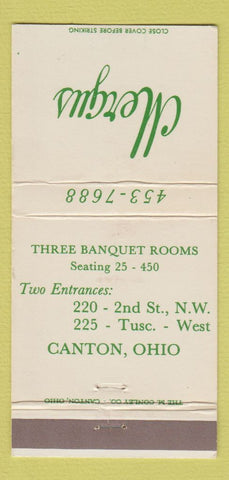 Matchbook Cover - Mergus Restaurant Canton OH WEAR 30 Strike