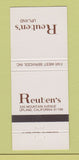 Matchbook Cover - Reuben's Restaurant Upland CA