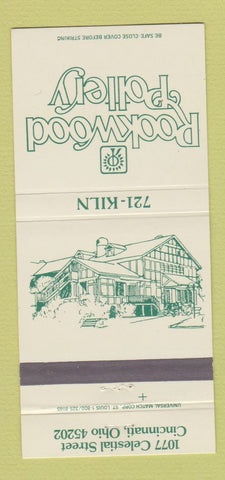 Matchbook Cover - Rookwood Pottery Cincinnati OH 30 Strike