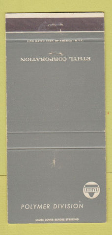Matchbook Cover - Ethyl Corp Polymer Division 30 Strike