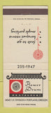 Matchbook Cover - Flower Drum Restaurant Portland OR 30 Strike