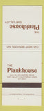 Matchbook Cover - The Plankhouse Simi Valley CA