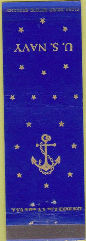 Matchbook Cover - United States US Navy