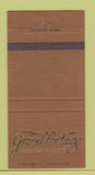 Matchbook Cover - Grand Portage Restaurant Registry Hotel Irvine CA 30 Strike