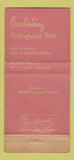 Matchbook Cover - Park Lane Hotel Toledo OH WEAR 30 Strike
